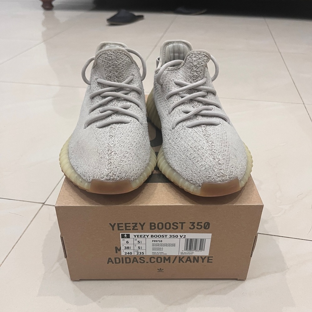 Adidas Yeezy Boost 350 V2 in Light Gray